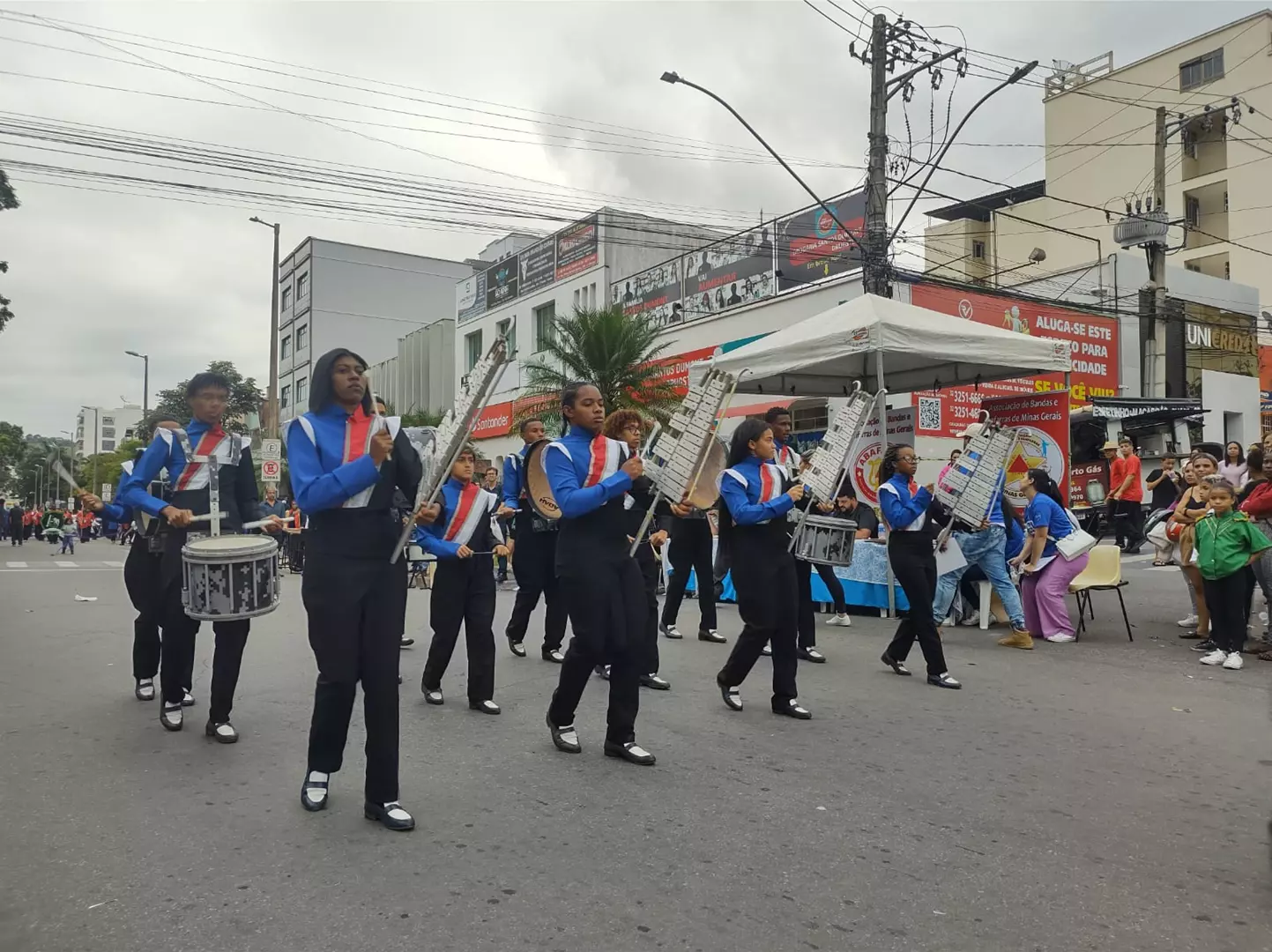 Veja como ficou a classificação do I Campeonato Estadual da Associação de Bandas e Fanfarras em Santos Dumont